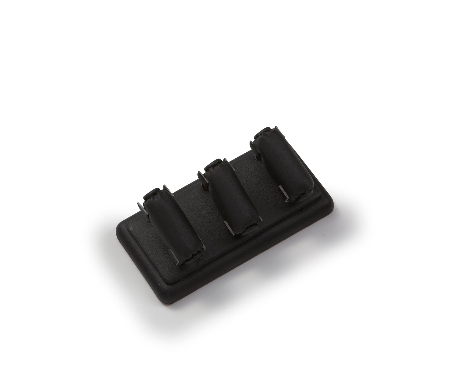 Black Leatherette 3 Ring Stand