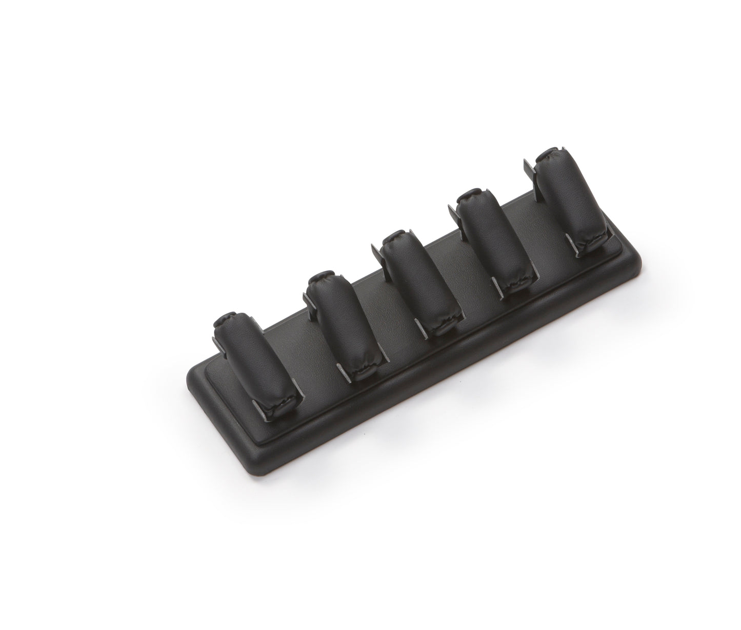 Black Leatherette 5 Ring Stand