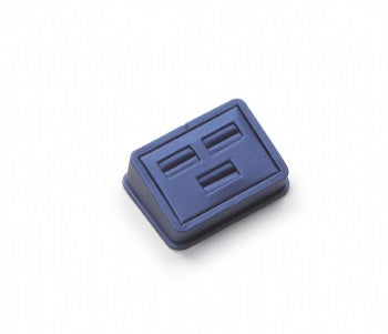 Navy Leatherette 3 Ring Slot Stand