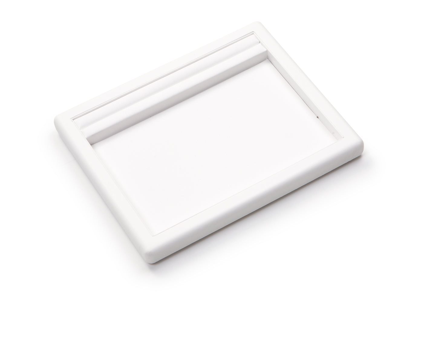 White Leatherette Counter Pad