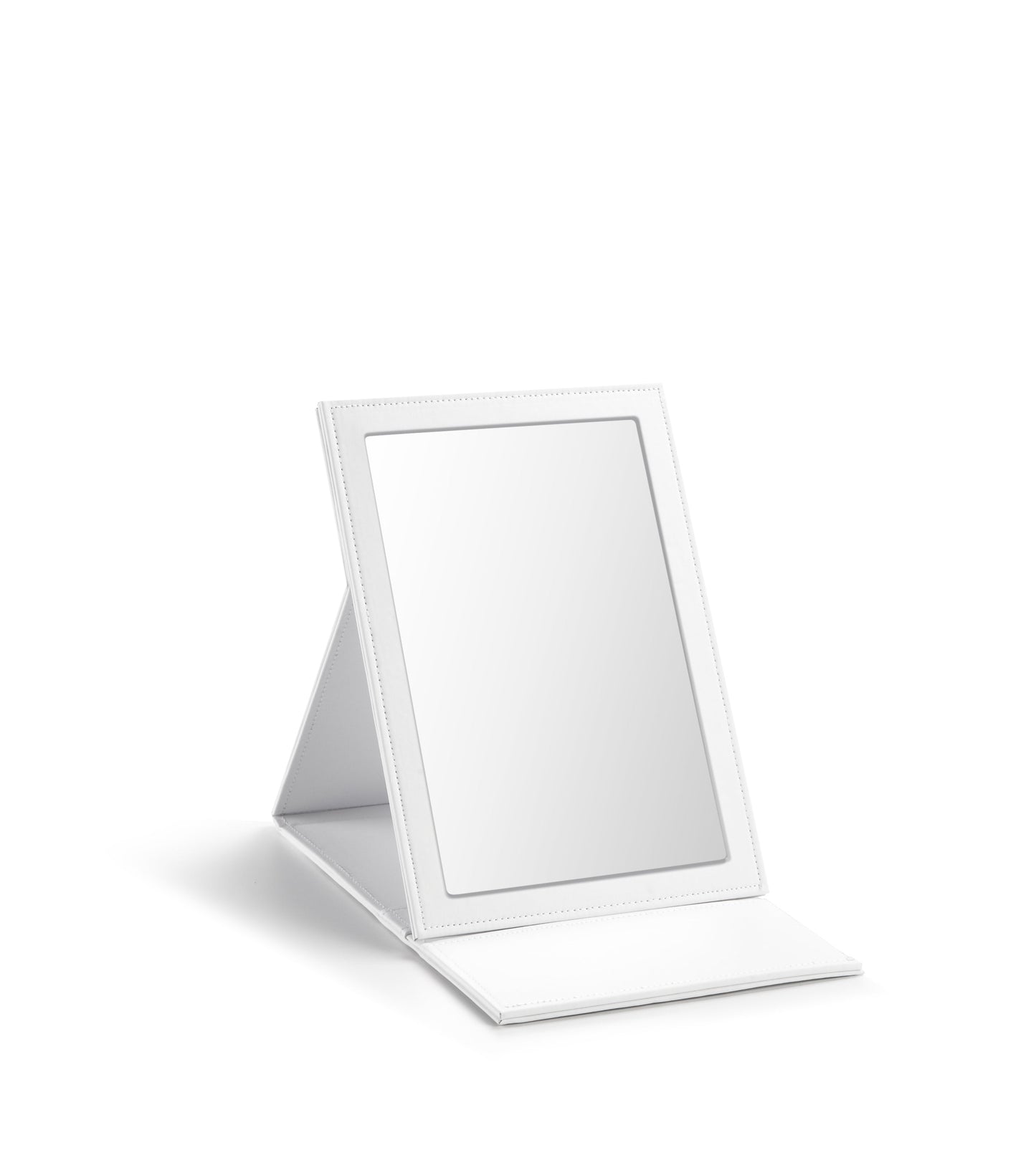 White Large Rectangle Foldable Mirror