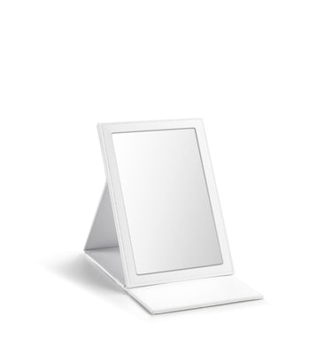 White Large Rectangle Foldable Mirror
