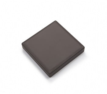 Chocolate/Beige Leatherette Tray Cover