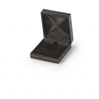 Black Leatherette Cufflink Jewelry Box
