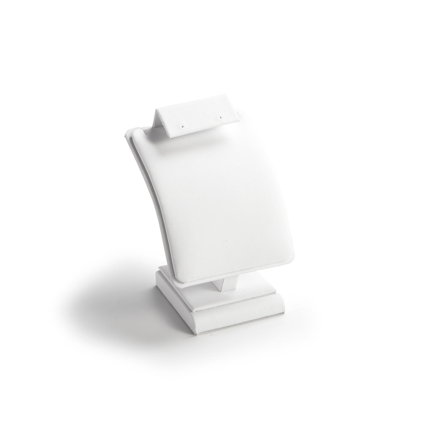 White Leatherette Earring/Pendant Stand