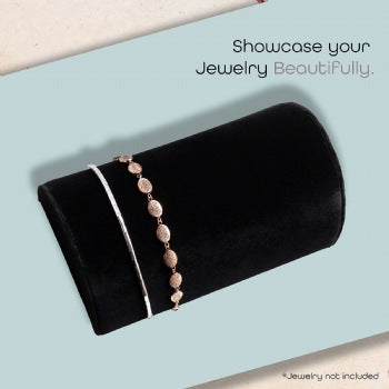 Novel Box Half Moon Arched Bracelet & Watch Jewelry Display