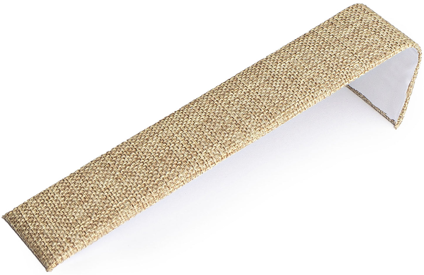 Slim Burlap Leatherette Ramp for Bracelets & Watches