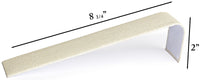 Slim Burlap Leatherette Ramp for Bracelets & Watches