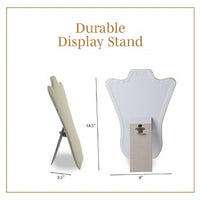 Novel Box 14.5" Black Velvet Necklace Chains Pendant Jewelry Foldable