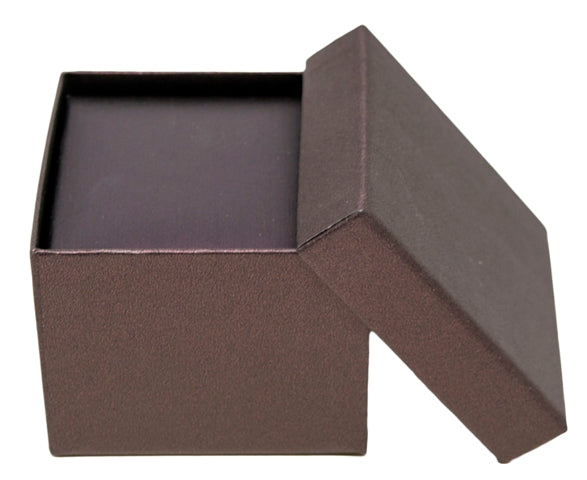 Purple Leatherette Ring Slit Box