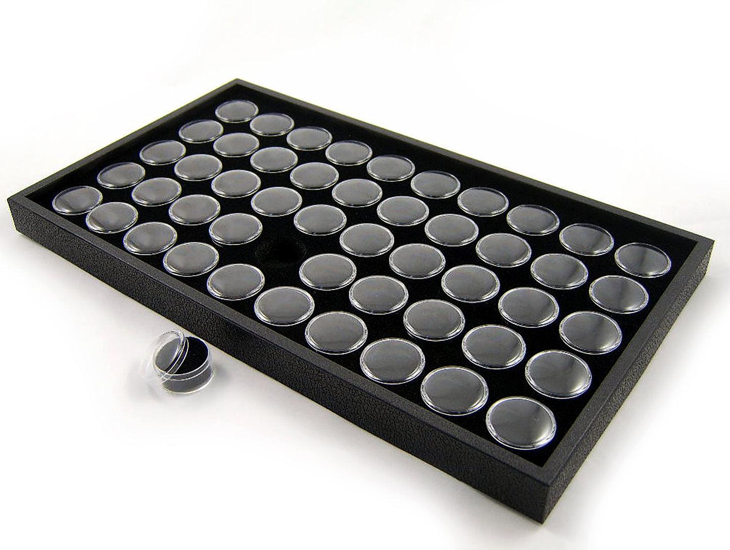 Black Tray & Cover, includes 50 Gem Jar Insert