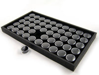 Black Tray & Cover, includes 50 Gem Jar Insert