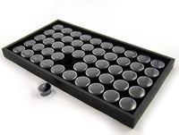Black Tray & Cover, includes 50 Gem Jar Insert