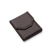 Chocolate Leatherette Small Pearl Folder