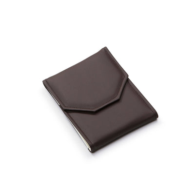 Chocolate Beige Small Leatherette Pearl Folder – Novel Box