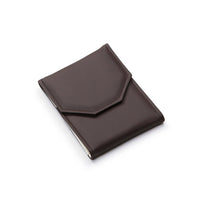 Chocolate Beige Large Leatherette Pearl Folder