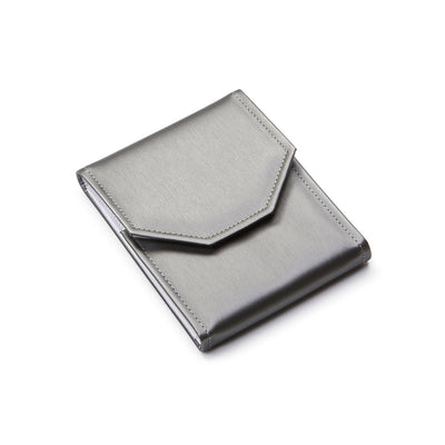 Silver Gray Leatherette Small Pearl Folders – Novel Box