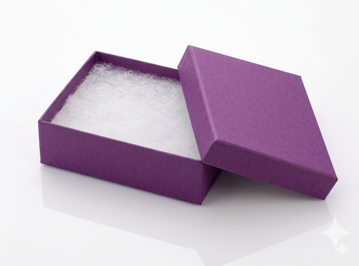 Purple jewelry box