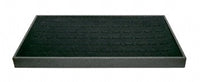 Black Leatherette 72 Ring Foam Tray