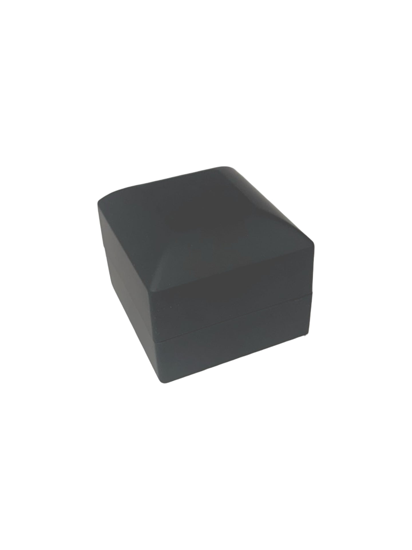Black Leatherette LED Ring Box