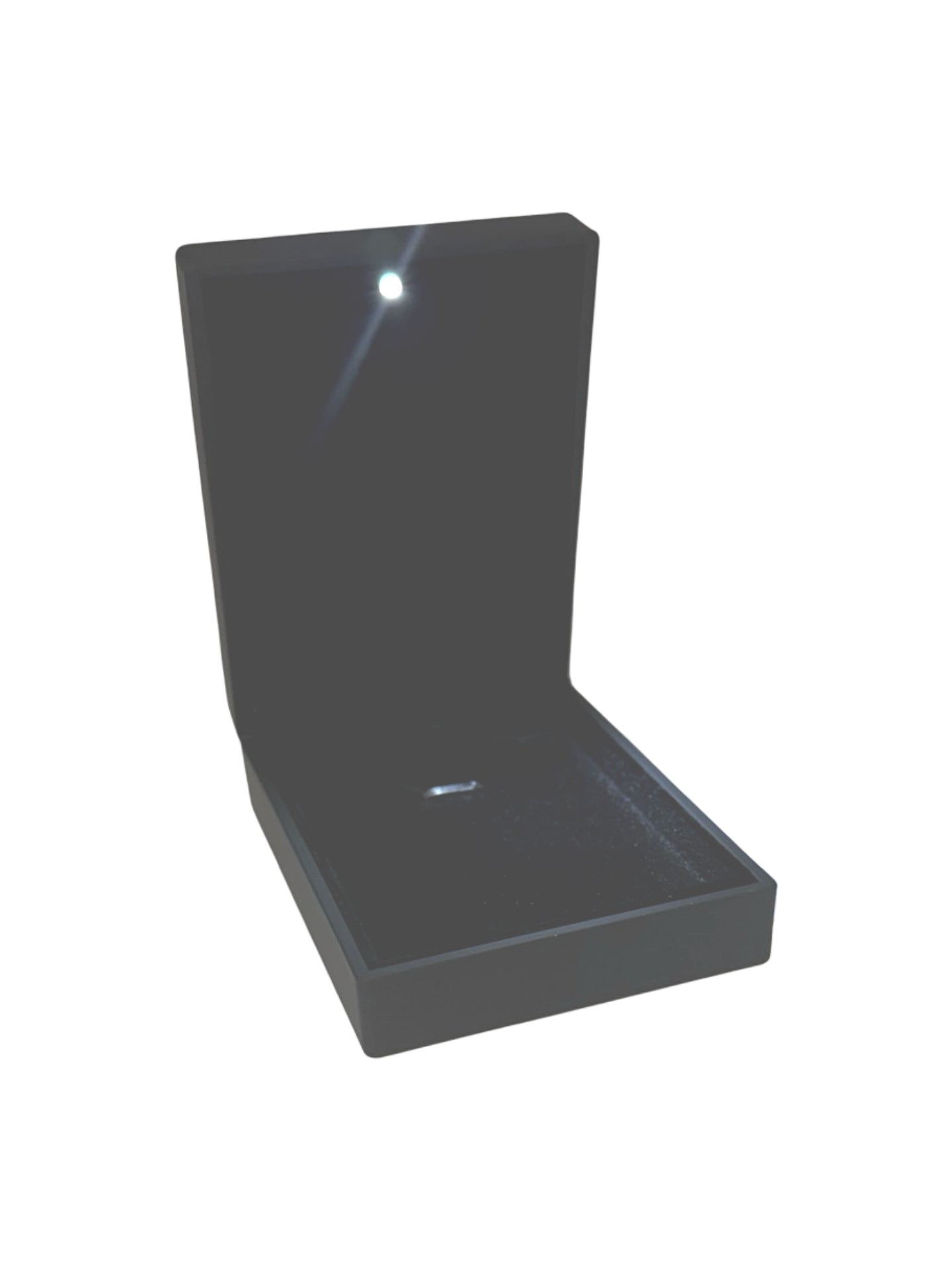 Black Leatherette LED Pendant Box