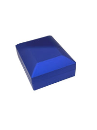 Blue Closed Leatherette LED Pendant Box