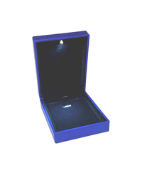 Blue Open Soft Touch LED Pendant Box