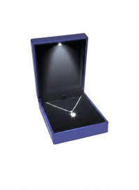 Blue Open Soft Touch LED Pendant Box