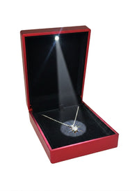Red Open Soft Touch LED Pendant Box