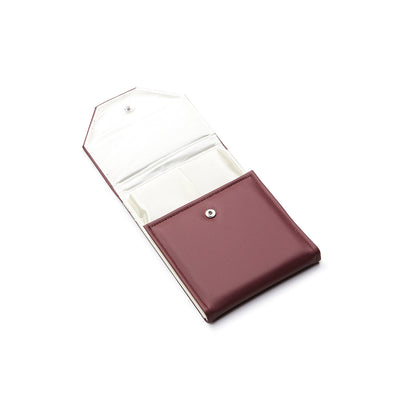 Burgundy Leatherette Large Pearl Folder