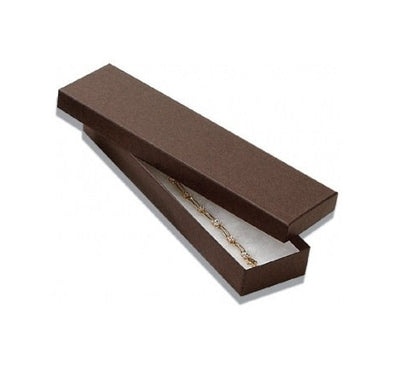 Chocolate Kraft Paper Cotton Filled Boxes (x100)