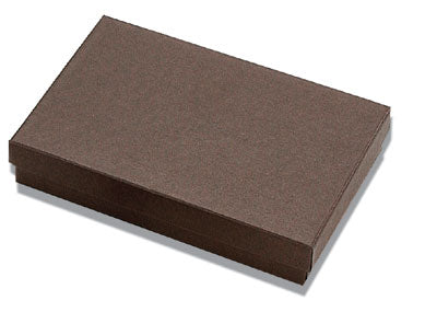 Superior Chocolate Kraft Paper Cotton Filled Boxes (x100) - Made in USA