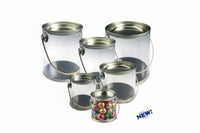 Small Clear Pail with Handle