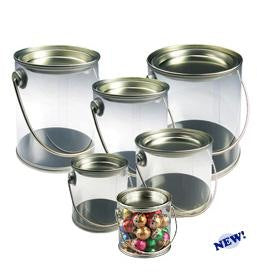 Medium Clear Pail with Handle
