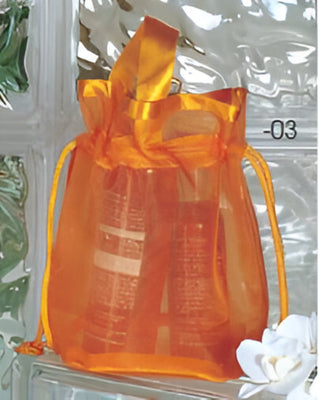 Mesh Bags w/Ribbon Trim and Handle