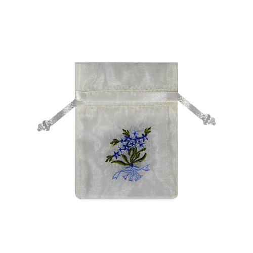 Embroidered Satin Bags