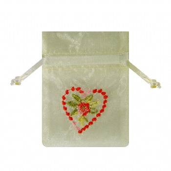 Embroidered Satin Bags