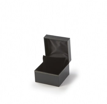 Black Leatherette with Gold Rim Watch/Bangle Jewelry Box