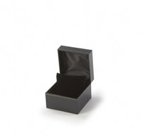 Black Leatherette with Gold Rim Watch/Bangle Jewelry Box