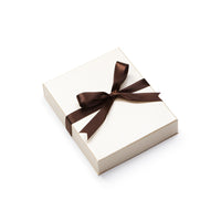 Chocolate Beige Small Leatherette Pearl Folder – Novel Box