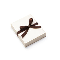 Chocolate Leatherette Small Pearl Folder