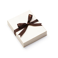 Chocolate Leatherette Large Pearl Folder