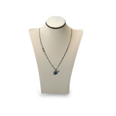 Chocolate/Beige Leatherette Large Neckform