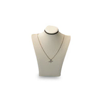 Chocolate/Beige Leatherette Medium Neckform