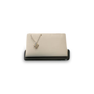 Chocolate/Beige Leatherette 2 Pendant Stand