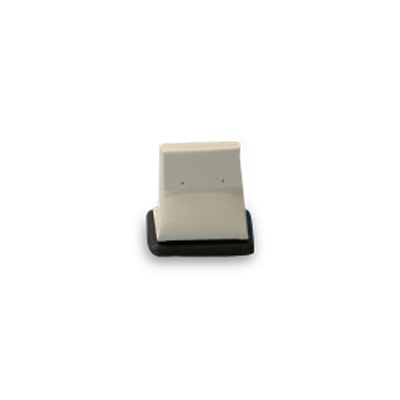Chocolate/Beige Leatherette Short Earring Stand