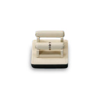 Chocolate/Beige Leatherette Ring Stand