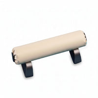Chocolate/Beige Leatherette Bangle Bar