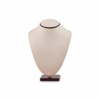 Chocolate/Beige Leatherette Large Neckform