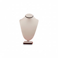 Chocolate/Beige Leatherette Medium Neckform
